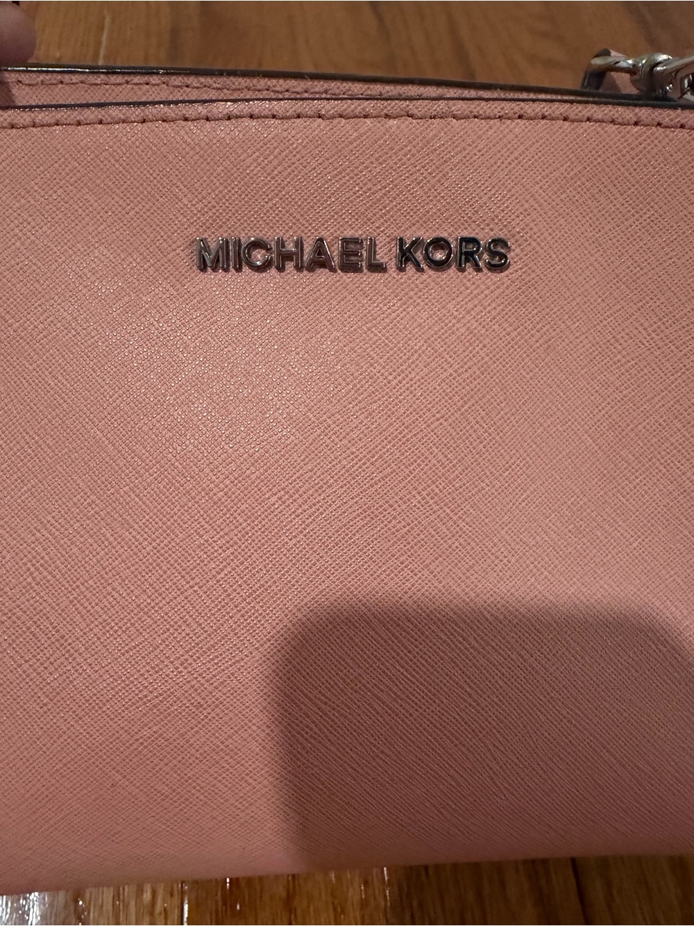 Michael Kors Blush Pink Saffiano Crossbody Bag - Picture 5 of 6
